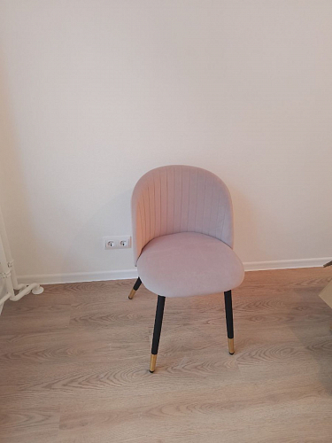 Стул на металлокаркасе Gabi 1 light purple / black фото покупателя 285