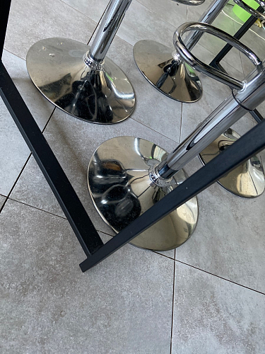 Барная стойка Дилан Лофт 120х50х90 бетон фото покупателя 104