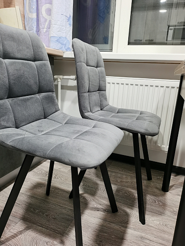 Комплект стульев Чилли 2 шт бежевый / черный фото покупателя 1014