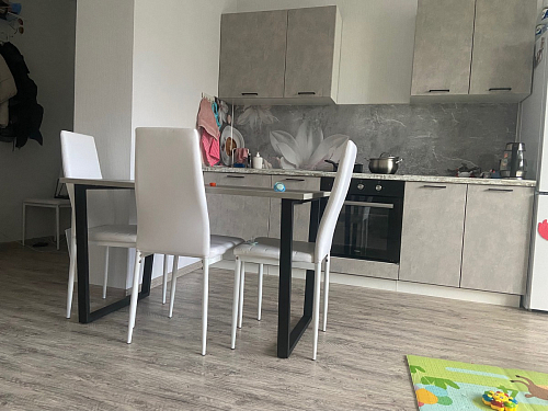 Деревянный стол Лота Лофт 120x75 дуб крафт табачный / черный матовый фото покупателя 270