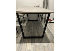 Стол Лота Лофт 140 25 мм юта / белый матовый фото покупателя 886