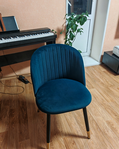 Стул на металлокаркасе Gabi latte / gold / black фото покупателя 589