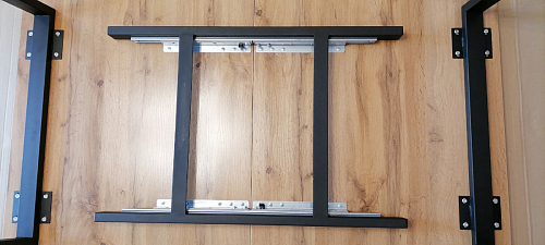 Стол Лота Лофт 140 25 мм черный матовый / бетон фото покупателя 322