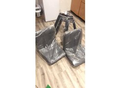 Стул на металлокаркасе Чилли синяя ткань / белый фото покупателя 400