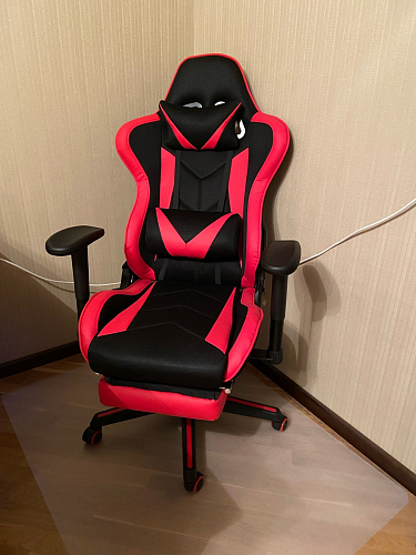 Компьютерное кресло Kano черное / красное фото покупателя 84