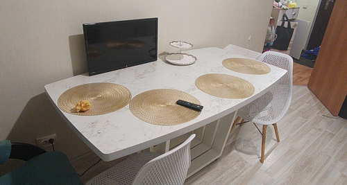 Стол на тумбе Эудес черный фото покупателя 12