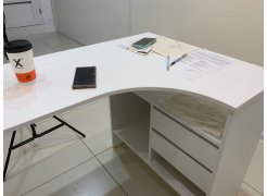 Письменный стол СПм-25 левый бетон фото покупателя 5