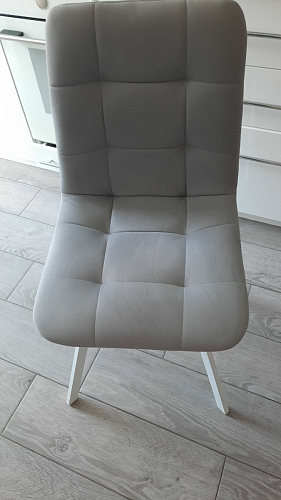 Стул на металлокаркасе Чилли синий / белый фото покупателя 816