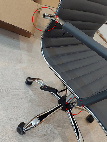 Компьютерное кресло Urban/Урбан серое фото покупателя 15