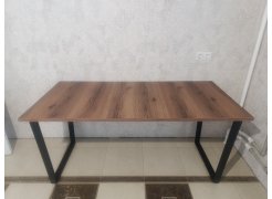 Стол Лота Лофт 140 25 мм черный матовый / бетон фото покупателя 709