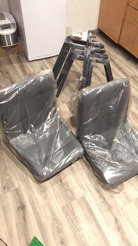 Комплект стульев Чилли 2 шт бежевый / черный фото покупателя 1401