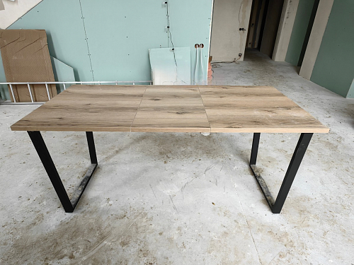 Деревянный стол Лота Лофт 140х80 дуб крафт табачный / черный матовый фото покупателя 298