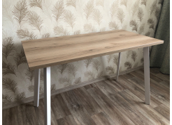 Стол Тринити Лофт 120 32 мм бетон / черный матовый фото покупателя 543