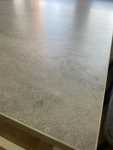 Стол Лота Лофт 140 25 мм черный матовый / бетон фото покупателя 340