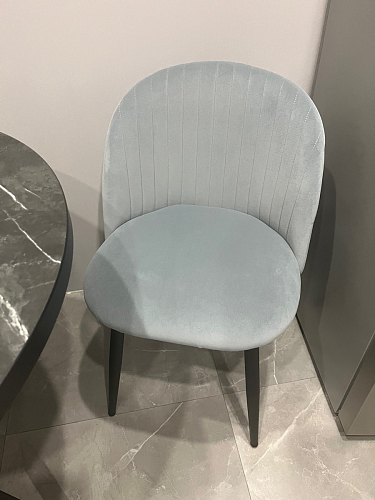 Стул на металлокаркасе Gabi gray / black фото покупателя 534