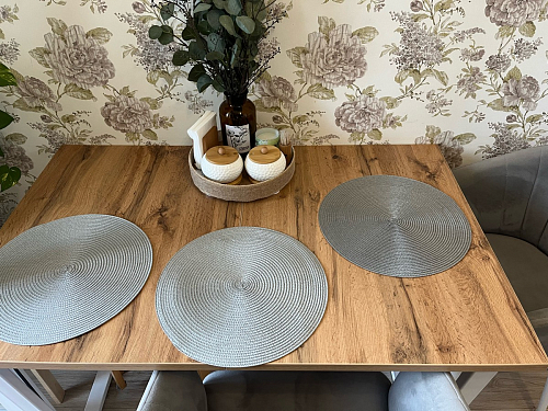 Деревянный стол Лота Лофт 140х80 дуб крафт табачный / черный матовый фото покупателя 289