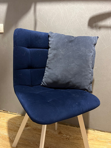 Стул на металлокаркасе Чилли черный / зеленый фото покупателя 1467