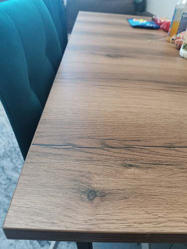 Деревянный стол Лота Лофт 120х75 белый матовый / дуб крафт золотой фото покупателя 256