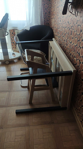 Стол Оригон сонома / черный матовый фото покупателя 1