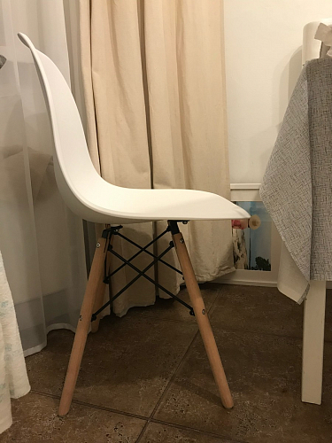 Пластиковый стул Eames PC-015 серый фото покупателя 388