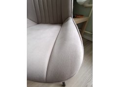 Стул на металлокаркасе Вейв светло-серый (hl 63) / 10К черный каркас фото покупателя 328