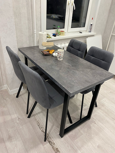 Стул на металлокаркасе Чилли бежевый / белый каркас фото покупателя 1049