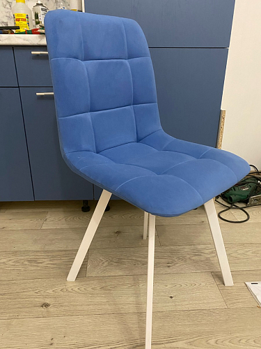 Стул на металлокаркасе Чилли бирюзовый / черный фото покупателя 1460