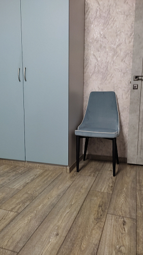 Стул на металлокаркасе Kora black / gray фото покупателя 275