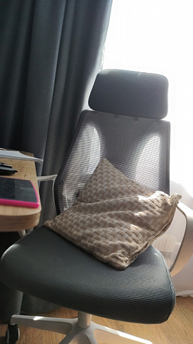 Компьютерное кресло Golem black / white фото покупателя 63