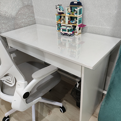 Компьютерное кресло Konfi gray / blue / white фото покупателя 250