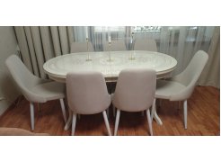 Стул на металлокаркасе Kora white фото покупателя 334