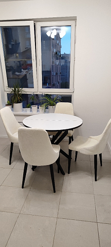 Стул на металлокаркасе Kora gray / black фото покупателя 299