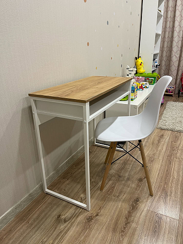 Стул Cindy Eames mod. 001 white / natural фото покупателя 55