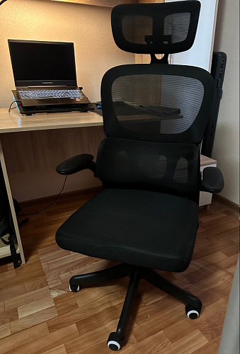 Компьютерное кресло Sprut темно-серый / черный фото покупателя 13