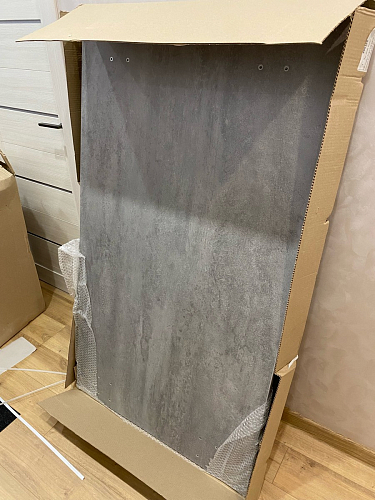 Деревянный стол Лота Лофт 120х75 белый матовый / дуб крафт золотой фото покупателя 220