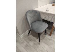 Стул на металлокаркасе Gabi 1 light purple / black фото покупателя 154