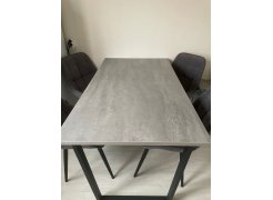 Стол Лота Лофт 140 25 мм юта / белый матовый фото покупателя 994