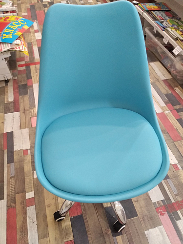 Компьютерное кресло Kolin с подушкой clear / white фото покупателя 500