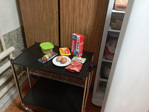 Столик сервировочный SC-5119 складной черный фото покупателя 23