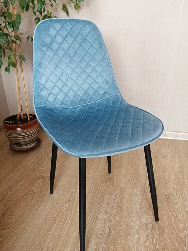 Стул на металлокаркасе Capri dark beige / white фото покупателя 104