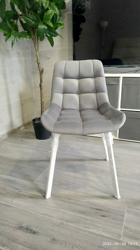 Комплект стульев Стронг 4 шт темно-серый / черный фото покупателя 7