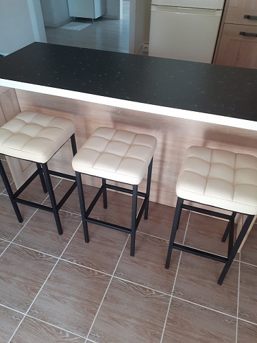 Полубарный стул Лофт мадера 20 / белый матовый фото покупателя 209