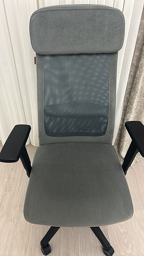 Компьютерное кресло Profit ткань зеленая / черная фото покупателя 2