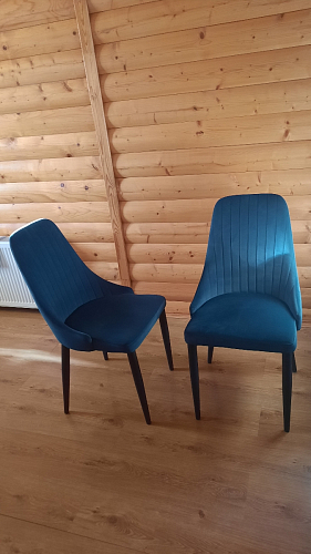 Стул на металлокаркасе Kora gray / black фото покупателя 317