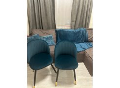 Стул на металлокаркасе Gabi 1 gray / black фото покупателя 186