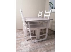 Стол Лота Лофт 140 25 мм юта / белый матовый фото покупателя 85