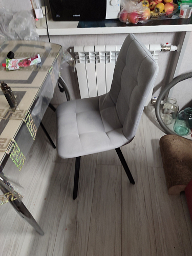 Стул на металлокаркасе Чилли зеленый / белый каркас фото покупателя 436