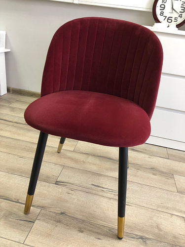 Стул на металлокаркасе Gabi 1 line light blue / black фото покупателя 131