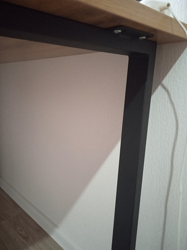 Деревянный стол Лота Лофт 120x75 дуб крафт табачный / черный матовый фото покупателя 675