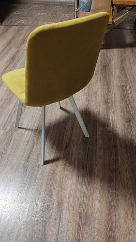 Стул на металлокаркасе Чилли К кирпичный / черный фото покупателя 203